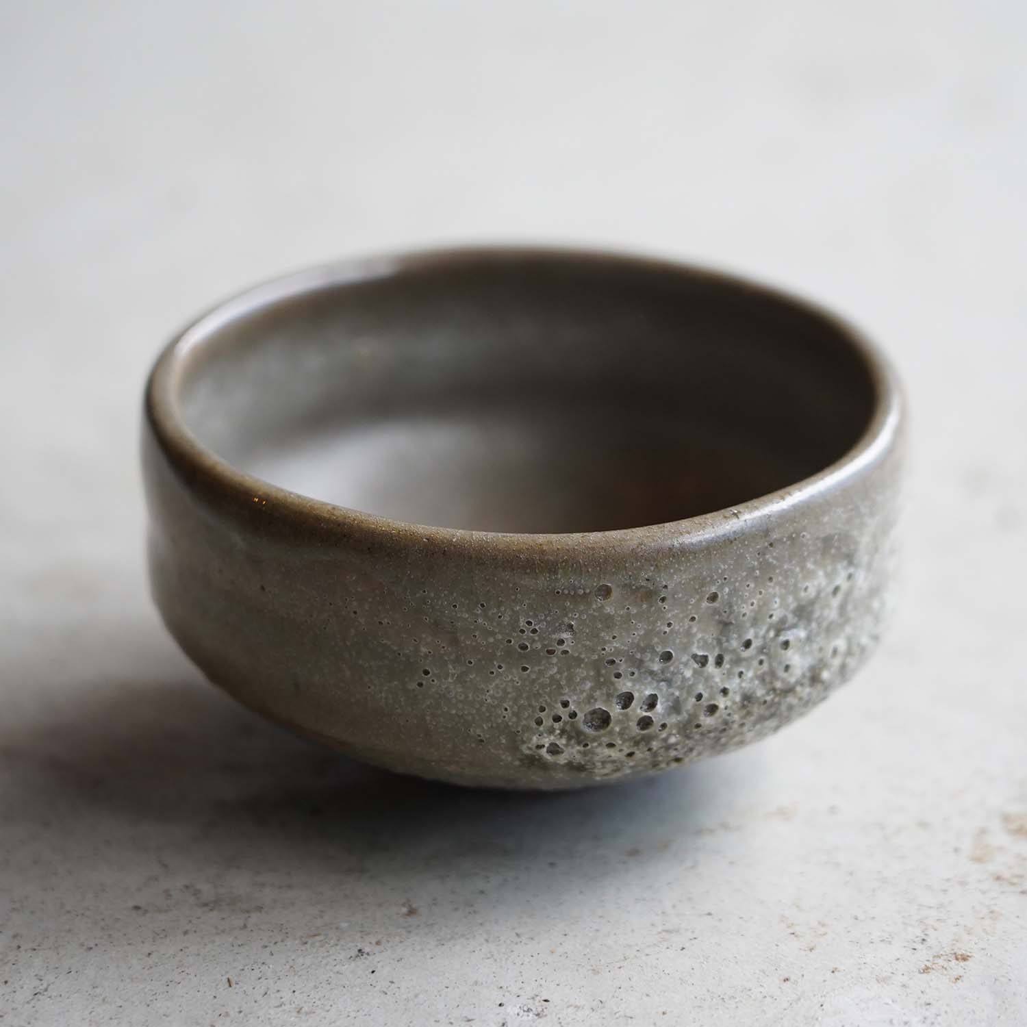Matcha bowl XXX glaze Shokei mountain kiln Iwami ware Yunotsu ware