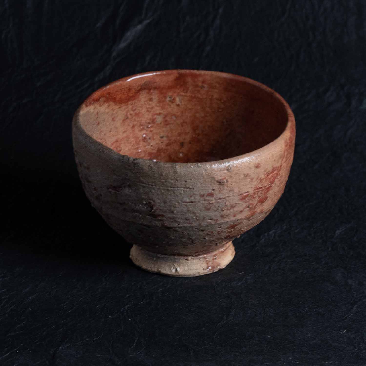 Matcha bowl Kiln transformation cinnabar Shokeiyama kiln Iwami ware Yunotsu ware