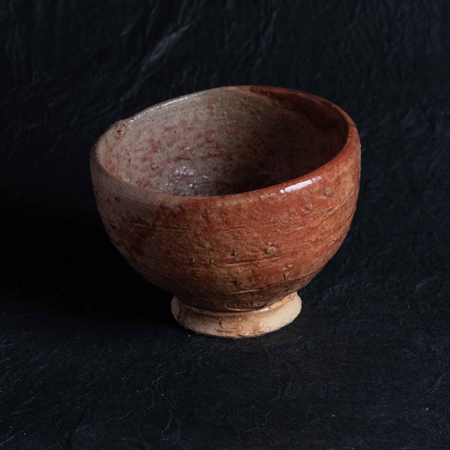Matcha bowl Kiln transformation cinnabar Shokeiyama kiln Iwami ware Yunotsu ware