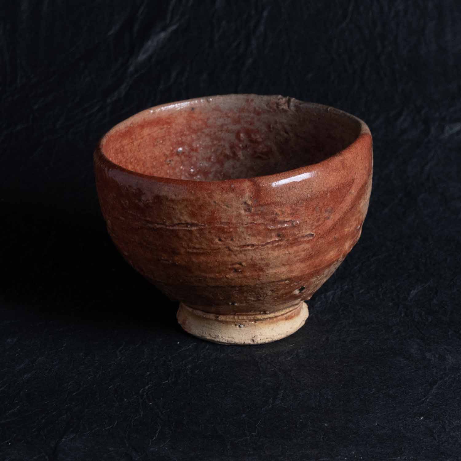 Matcha bowl Kiln transformation cinnabar Shokeiyama kiln Iwami ware Yunotsu ware