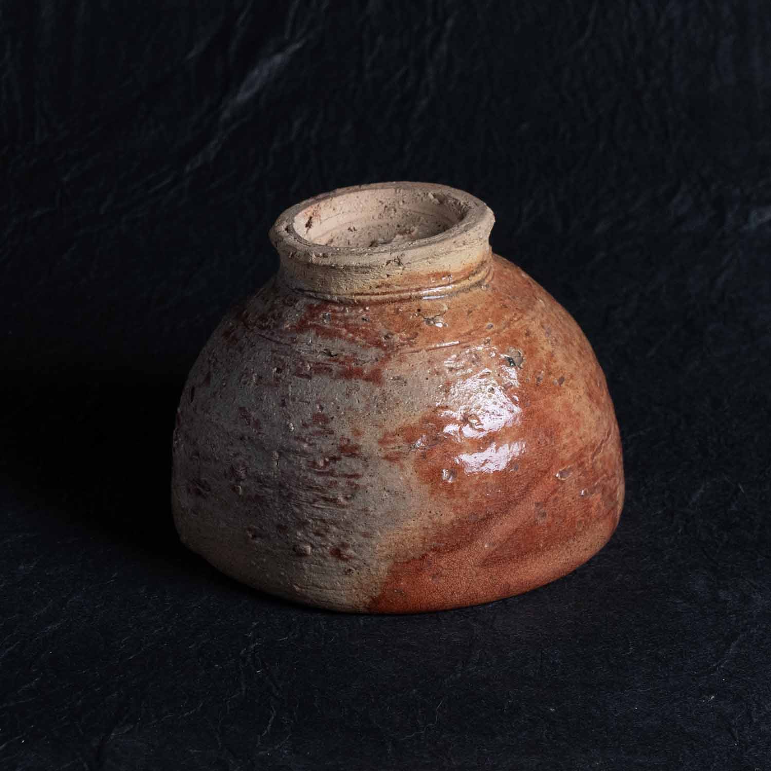 Matcha bowl Kiln transformation cinnabar Shokeiyama kiln Iwami ware Yunotsu ware